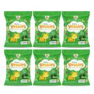 Kit Snack Infantil Sem Glúten Ervilha e Brócolis - Mini Veggies Nhami Mami 6 Unidades 18g