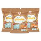 Kit Snack Infantil Sem Glúten Feijão Arroz e Cenoura - Mini Veggies Nhami Mami 3 Unidades 18g