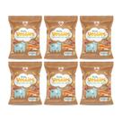 Kit Snack Infantil Sem Glúten Feijão Arroz e Cenoura - Mini Veggies Nhami Mami 6 Unidades 18g