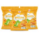 Kit Snack Infantil Sem Glúten Grão de Bico e Cenoura Mini Veggies Nhami Mami - 3 Unidades 18g