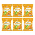 Kit Snack Infantil Sem Glúten Grão de Bico e Cenoura Mini Veggies Nhami Mami - 6 Unidades 18g