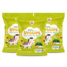 Kit Snack Infantil Sem Glúten Lentilha Arroz e Brócolis Mini Veggies Nhami Mami - 3 Unidades 18g