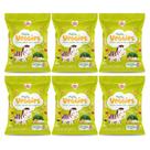 Kit Snack Infantil Sem Glúten Lentilha Arroz e Brócolis - Mini Veggies Nhami Mami 6 Unidades 18g