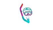 Kit Snorkel + Mascara Juvenil Crusader Duráveis Para Natação Kit Snorkel + Mascara Juvenil Crusader Duráveis Para Natação