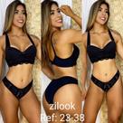 Kit só Zilook atacado com 5 conjunto de lingerie de luxo (Sutiã e calcinha)