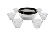 Kit sobremesa 7 peças / saladeira elegance preto micromax Kit sobremesa 7 peças / saladeira elegance preto micromax