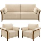 Kit Sofá 03 Lugares 222Cm Com 02 Poltronas M03 Bege