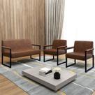 Kit Sofá Lugares e 2 Poltronas Niterói Preto/Marrom