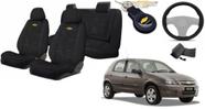 Kit Sofisticado Capas de Tecido Celta 2008-2015 + Capa Volante + Chaveiro GM
