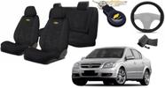 Kit Sofisticado Capas Tecido Vectra 2005 a 2011 + Capa Volante + Chaveiro GM Kit Sofisticado Capas Tecido Vectra 2005 a 2011 + Capa Volante + Chaveiro GM