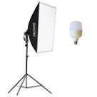 Kit SoftBox 50 X 70 Com Lâmpada Led para estudio foto e vídeo