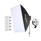 Kit Softbox 50x70cm Profissional + 5 Lâmpadas Frias 135w 110v