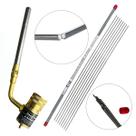 Kit Solda Alumínio Maçarico E 8 Varetas Com Fluxo Zincaflux