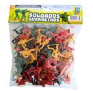 Kit Soldadinhos de Plástico c/ 90 Peças JR Toys