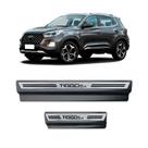 Kit Soleira Aço Escovado NP - Protetor Premium Tiggo 5X 2018 a 2021