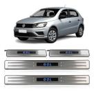 Kit Soleira Com LED De Porta VW Gol G7