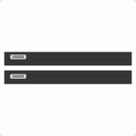 Kit Soleira Da Porta Saveiro Cross Resinado Com Black Over