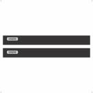Kit Soleira da Porta Saveiro Cross Resinado Com Black Over