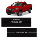Kit Soleira Da Porta Strada Freedom 2020/2021 Adesivo Preto