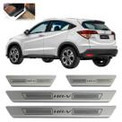 Kit Soleira De Porta Aço Inox Escovado Honda Hrv