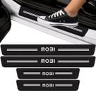 Kit Soleira de Porta Para Mobi Fibra de Carbono Protetora