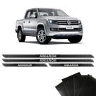 Kit Soleira Diamante Amarok 2011/2018 Com Protetor De Porta