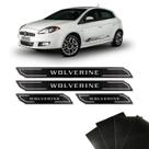 Kit Soleira Diamante Bravo Wolverine Com Protetor de Porta