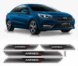 Kit Soleira Diamante Chery Arrizo 5 Cromado Resinado