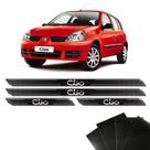 Kit Soleira Diamante Clio 2001/2016 Com Protetor De Porta