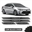 Kit Soleira Diamante Corolla 2015/2019 Com Black Over