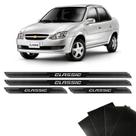 Kit Soleira Diamante Corsa Classic Com Protetor De Porta