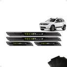 Kit Soleira Diamante Duster Tech Road II + Protetor De Porta