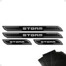 Kit Soleira Diamante Ecosport Storm Com Protetor de Porta