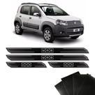 Kit Soleira Diamante Fiat Novo Uno Way Com Protetor De Porta Kit Soleira Diamante Fiat Novo Uno Way Com Protetor De Porta