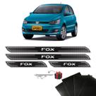 Kit Soleira Diamante Fox 2004 A 2019 Com Protetor De Porta