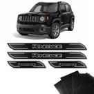 Kit Soleira Diamante Jeep Renegade 16/18 E Protetor De Porta
