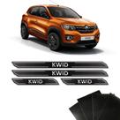 Kit Soleira Diamante Kwid 2017 A 2018 Com Protetor De Porta