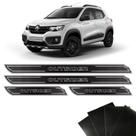 Kit Soleira Diamante Kwid Outsider Com Protetor De Porta Kit Soleira Diamante Kwid Outsider Com Protetor De Porta