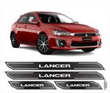 Kit Soleira Diamante Lancer 2012/2019 Cromado Resinado