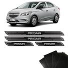 Kit Soleira Diamante Prisma 2013/2019 Com Protetor De Porta