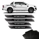 Kit Soleira Diamante Ranger Sportrac Com Protetor de Porta