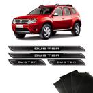 Kit Soleira Diamante Renault Duster Com Protetor De Porta