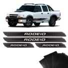 Kit Soleira Diamante S10 Rodeio 2011 Com Protetor De Porta