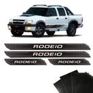 Kit Soleira Diamante S10 Rodeio 2011 Com Protetor de Porta
