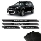 Kit Soleira Diamante Sandero Stepway 12 E Protetor De Porta