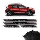 Kit Soleira Diamante Sandero Stepway 15 E Protetor De Porta