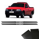 KIt Soleira Diamante Saveiro Titan 08/13 E Protetor De Porta