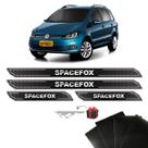 Kit Soleira Diamante Spacefox 2007/2018 E Protetor De Porta