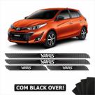 Kit Soleira Diamante Yaris Hatch 2018/2019 Com Black Over