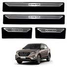 Kit Soleira Em Aço Inox Baixo Relevo Hyundai Creta todos os anos Kit Soleira Em Aço Inox Baixo Relevo Hyundai Creta todos os anos